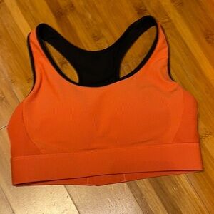 Women's Orange Sports Bra